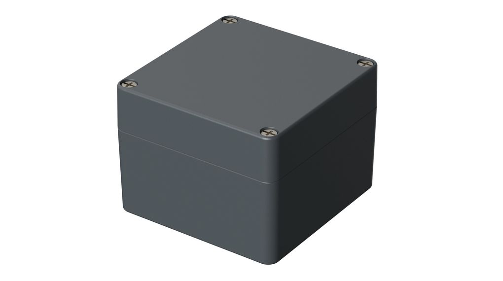 Universalgehäuse Euromas 122x120x91mm Aluminium Grau IP66