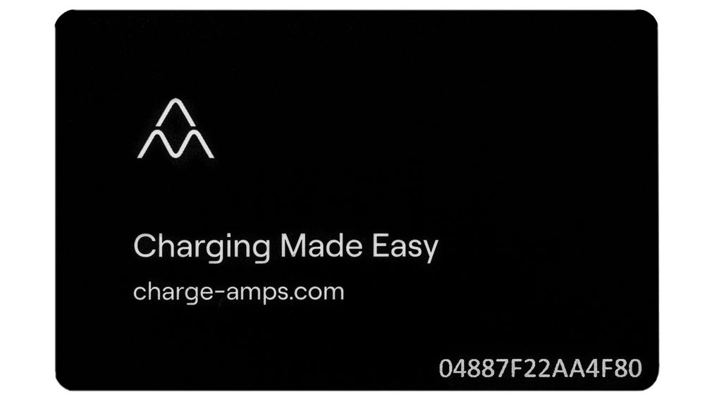 RFID-kártya A következőkhöz alkalmas: Charge Amps Halo / Charge Amps Aura