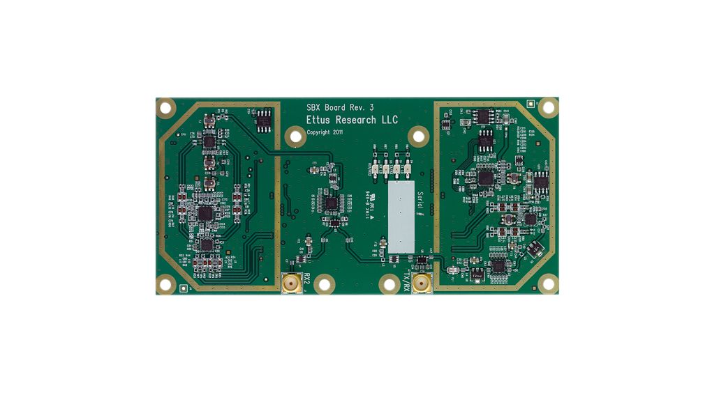 SBX- transceiverudviklingskort til N210 softwaredefineret radio, 400 MHz... 4,4 GHz