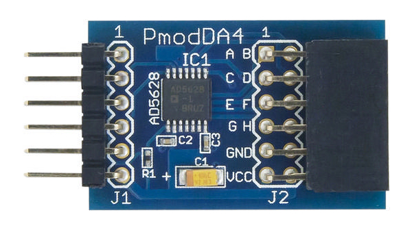 PmodDA4, Module SPI