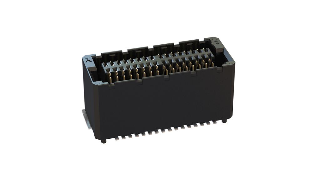 Stohovatelný konektor desky, nestíněný, 7,85 mm, Zásuvka, 1.7A, 500V, Počet kontaktů - 32