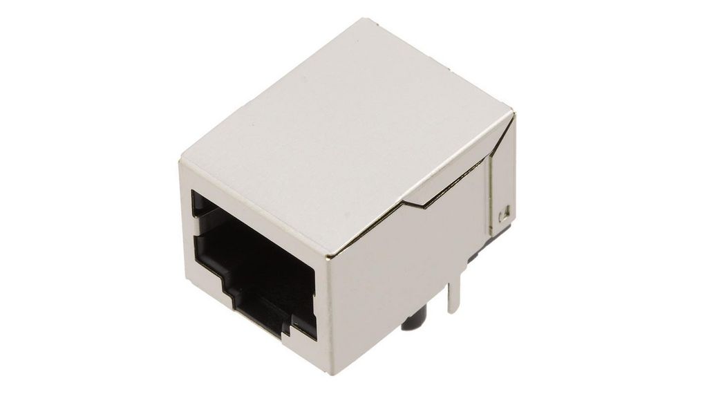 Modular Jack, RJ45, CAT5e, 8 Positions, 8 Contacts, Shielded