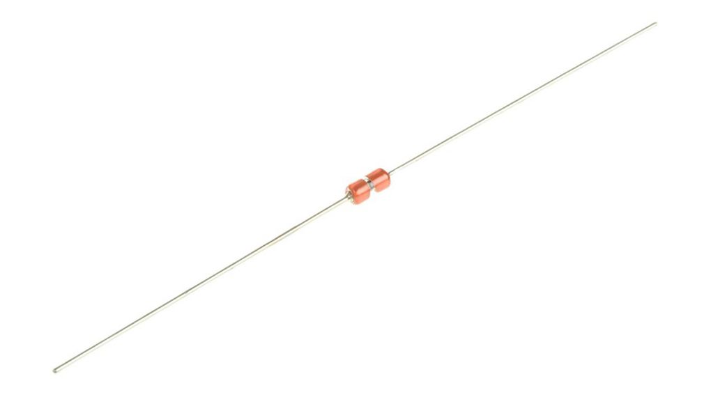 Thermistor, 20kOhm Resistance, NTC Type, DO-35, 2 x 4.2mm 5 ST