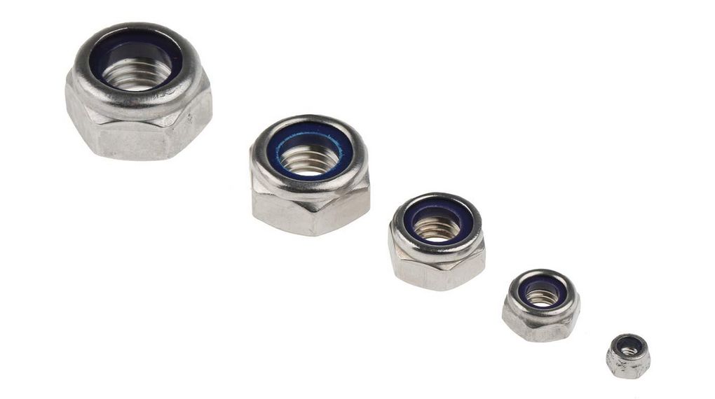 Stainless Steel Self Locking Nuts Box, 545 Pieces