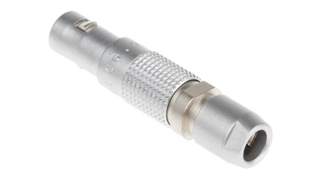 LEMO Circular Connector, 4 Contacts, Cable Mount, Plug, Male, IP50, 00 B Series Contacten