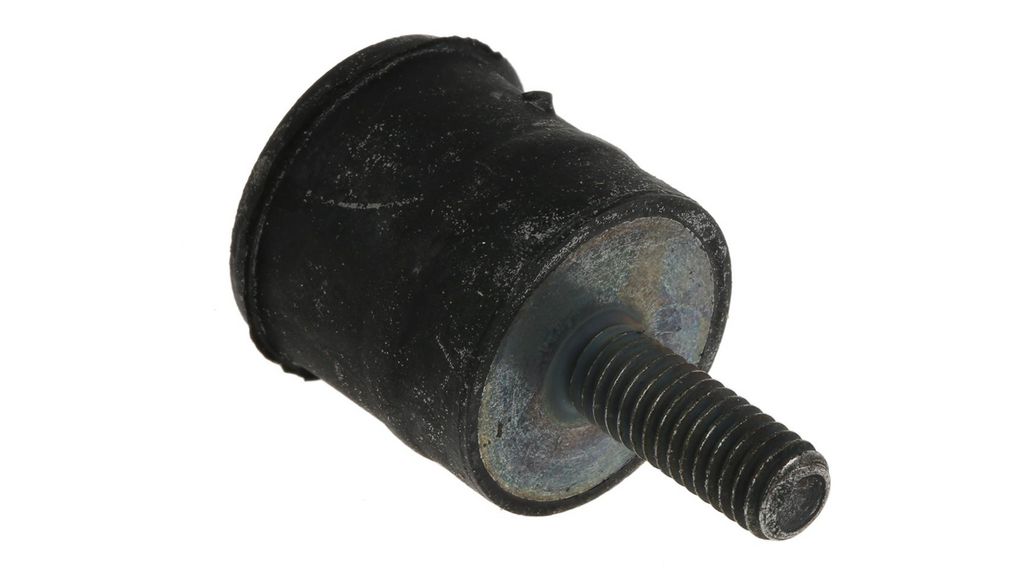 Paulstra Hutchinson M6 Anti Vibration Mount, Male to Female Bobbin with 30daN Compression Load