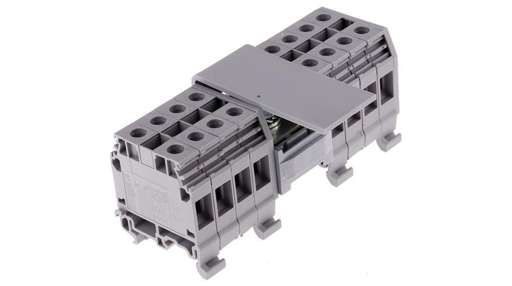Entrelec Distribution Block, 2 Way, 800 V200A, Grey
