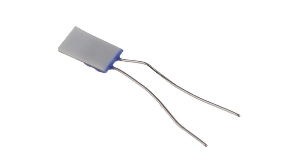 PT1000 RTD Sensor, 2,1mm Dia, 4mm Long, 2 Wire, Chip, Classe A +600°C Max