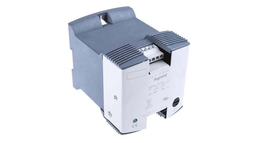 0 470 23 | Legrand Linear DIN Rail Power Supply, 230V ac ac Input, 24V ...