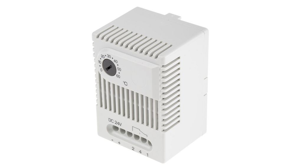 STEGO Changeover Enclosure Thermostat, 24 V dc, 0 → +60 °C
