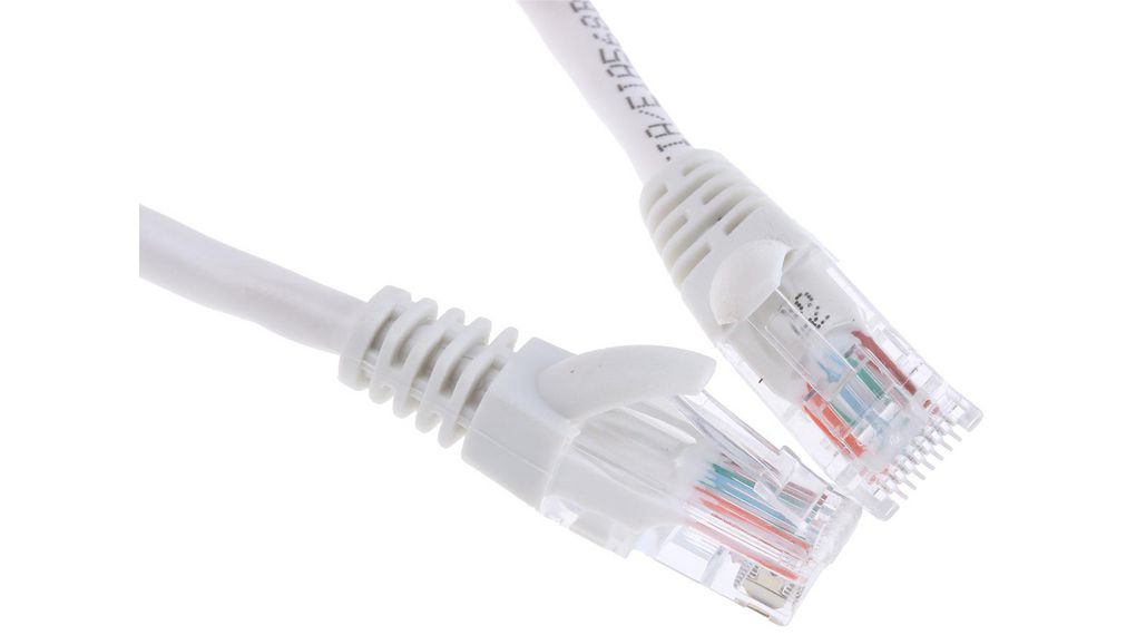 Sheath Rj45 7388433 | RS PRO 0.5m Cat5e, White RJ45 to Male RJ45 Male, U/UTP ...