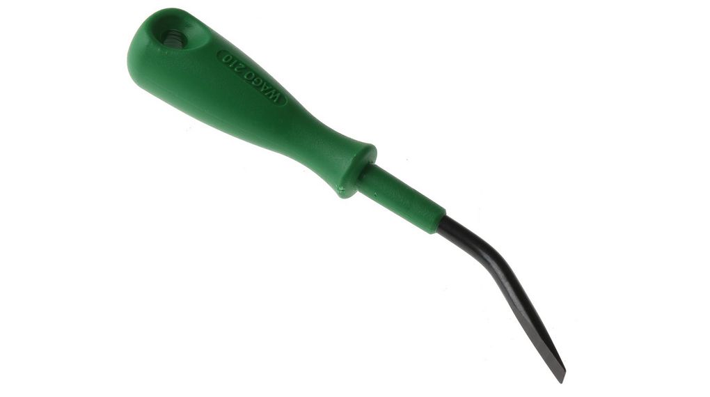 WAGO Slotted Precision Screwdriver, 3.5 x 0.5 mm Tip, 3.5 mm Blade, 100 mm Overall, 3.5mm