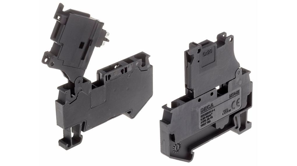 Black, 4mm² Poler, Paket med 10 delar