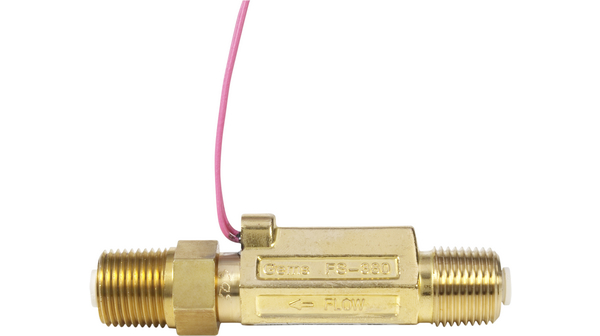 Flow Switch Water 3.8L/min 107bar 20% 3/8" NPTM Polymeric Leads, 22AWG