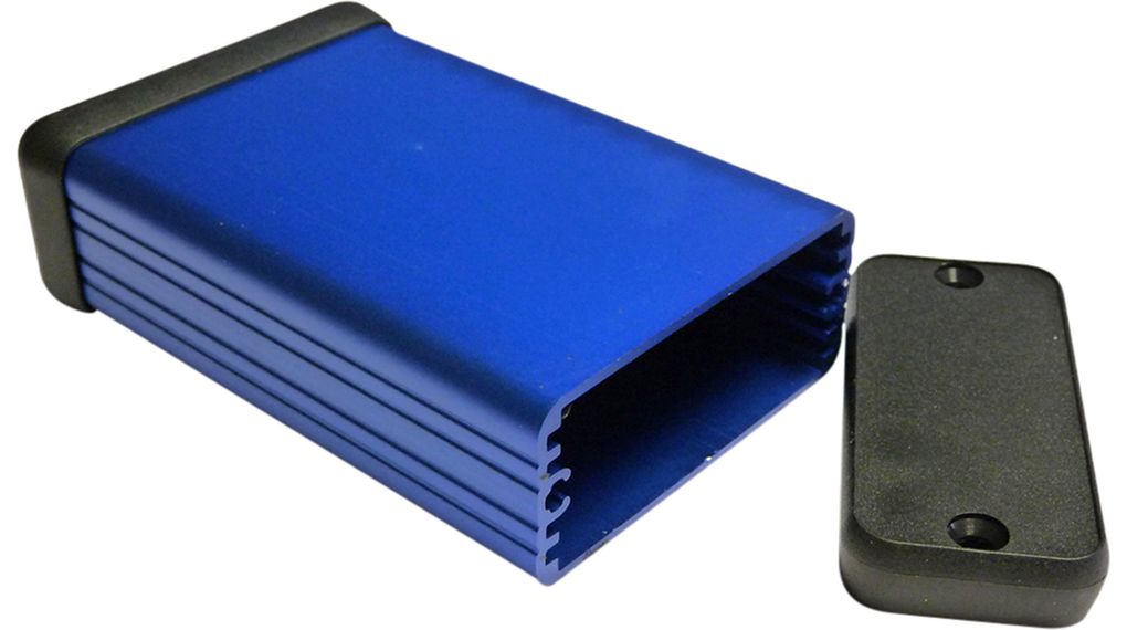 Geëxtrudeerde behuizing 1455 80x54x23mm Aluminium Blauw IP54