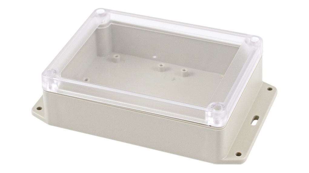 RP1205BFC | Hammond Flanged Enclosure with Clear Lid RP 105x145x40mm ...