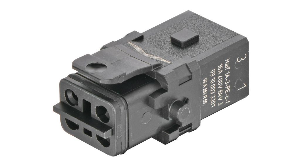 Einsatz, Han, 3 Pole, Crimp, Steckbuchse
