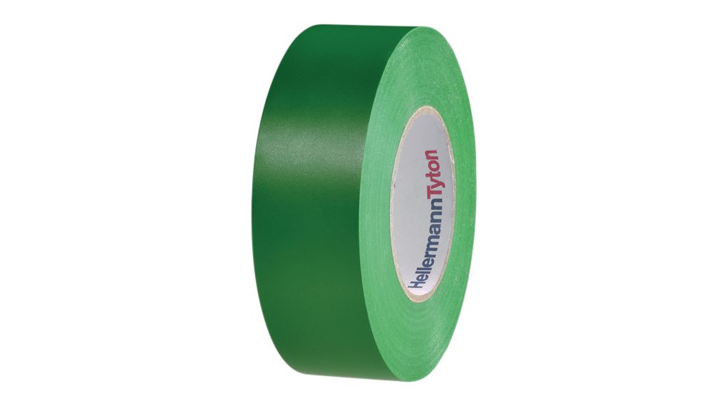 PVC-tape voor elektrische isolatie 25mm x 25m Groen