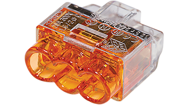 HCPM-3 PC OG 100 | HellermannTyton Socket Terminal, 0.5 ... 2.5mm², 3 ...