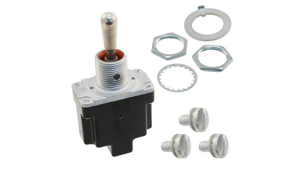 Toggle Switches TOGGLE SW 1POLE 3POS SCR, Pack of 20 pieces