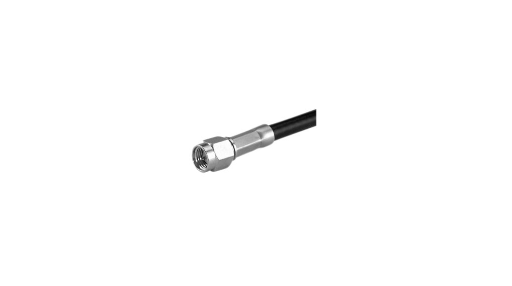 HF-Steckverbinder, SMA, Edelstahl, Stecker, Gerade, 50Ohm, Lötanschluss, Crimp-Anschluss