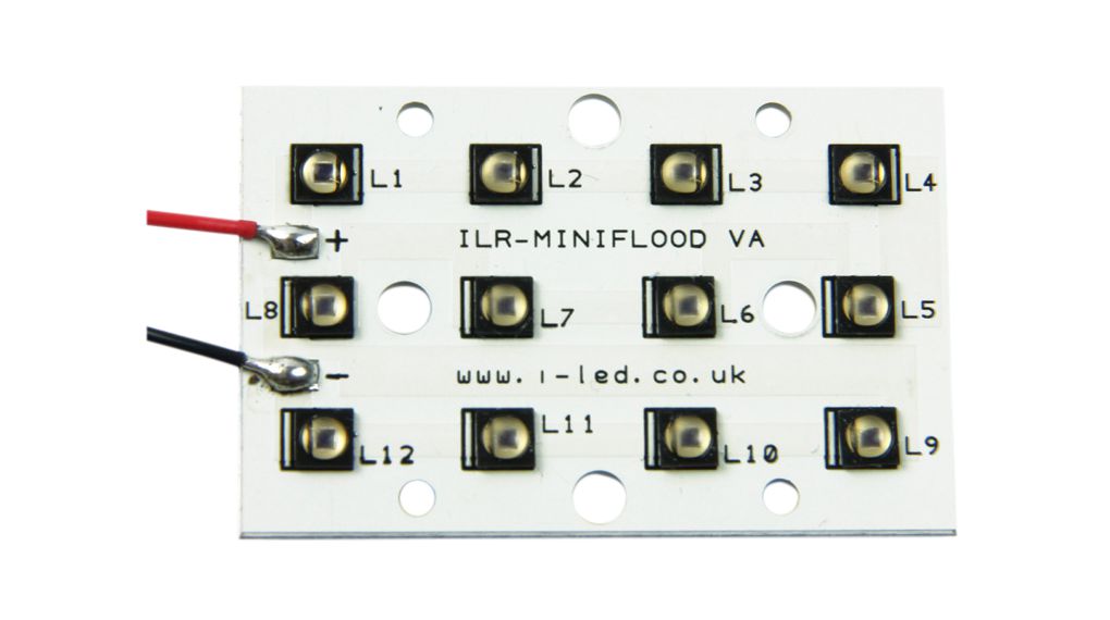 IR-led-arrayboard 940nm 40.8V 1A 90°
