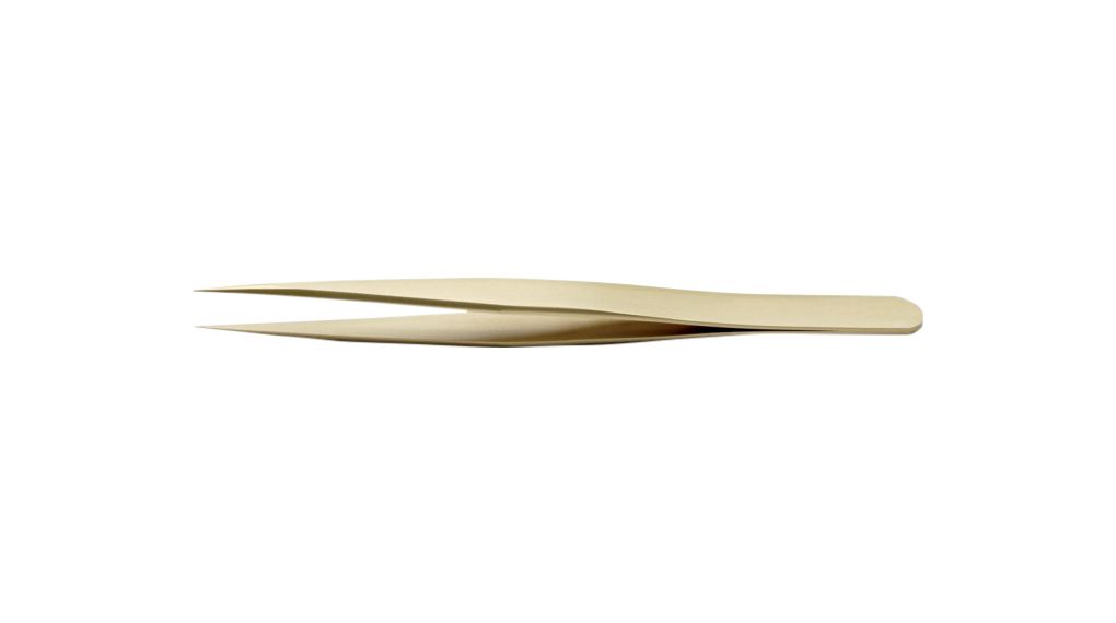 Tweezers High Precision Brass Straight / Pointed / Thick / Superior Finish 125mm