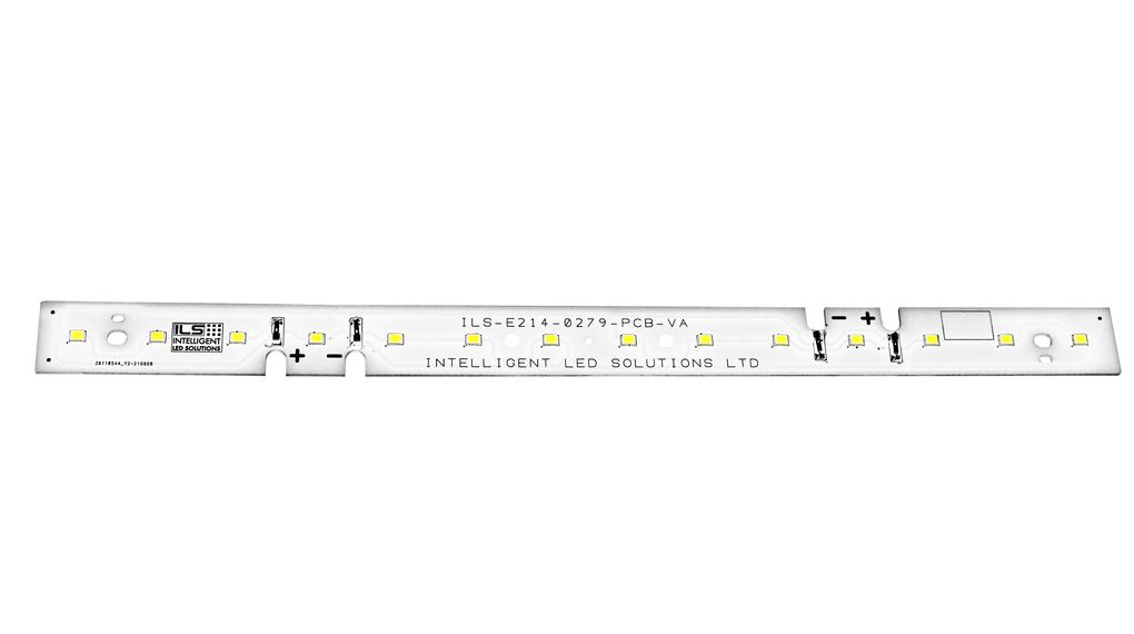 Striscia LED, Daisy-Mini, 279mm, 23.1V, 500mA, 6.4W, Bianco iridescente