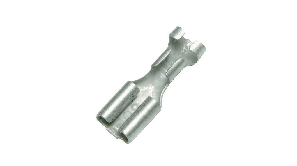 Spade Connector, Non-Insulated, 2.5 ... 6mm², Socket, Pack of 100 pieces