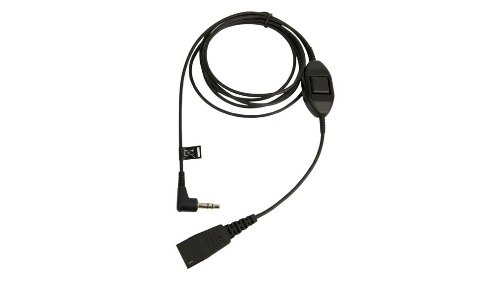 Cable with Answer Button, QD - 3.5 mm Jack Plug, Alcatel IP 4068