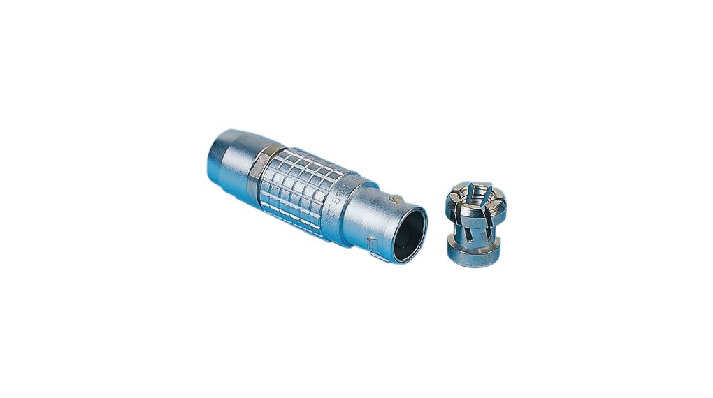 Lemo Circular Connector, 14 Contacts, Cable Mount, Plug, Male, IP50, 3B Series
