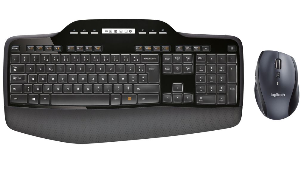 Keyboard and Mouse, 1000dpi, MK710, UK English, QWERTY, Wireless