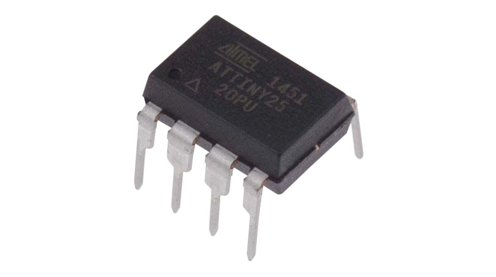 AVR RISC Microcontroller AVR 20MHz 2KB / 128B PDIP-8 Flash 2KB PDIP