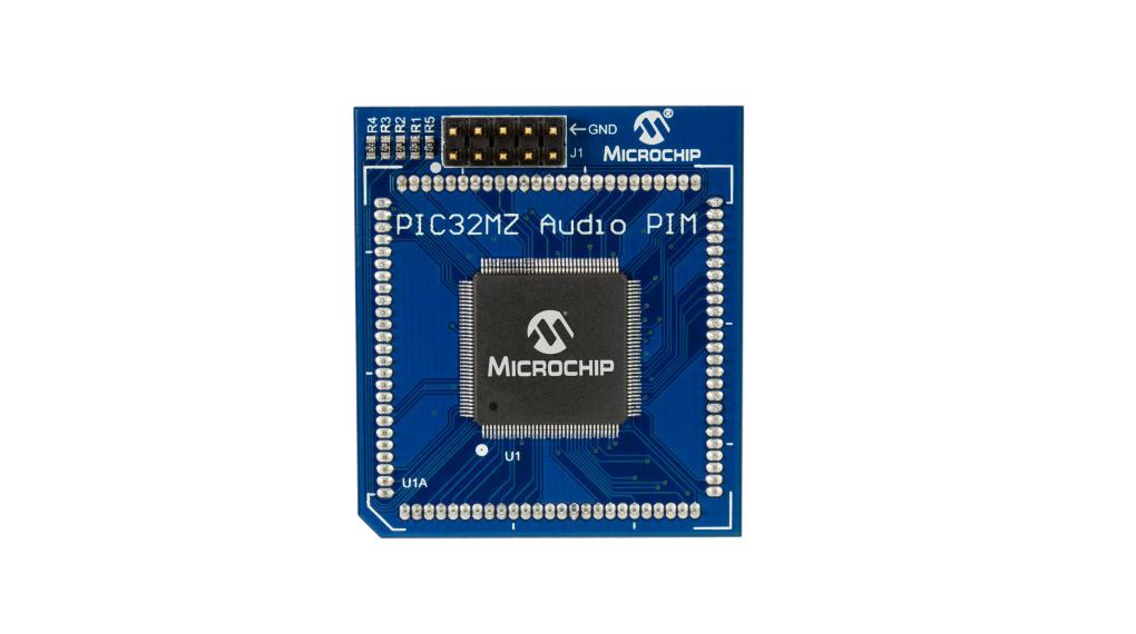 Insteekbare evaluatiemodule voor PIC32MZ2048EFH144-microcontroller