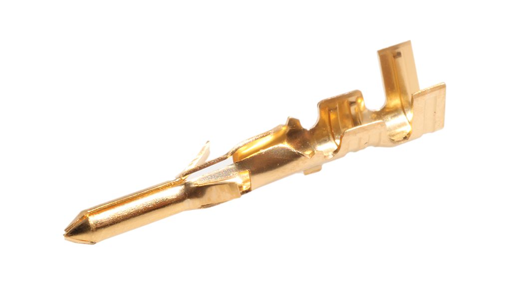 Crimp-Anschluss, Stecker, Gold, 24 ... 18AWG