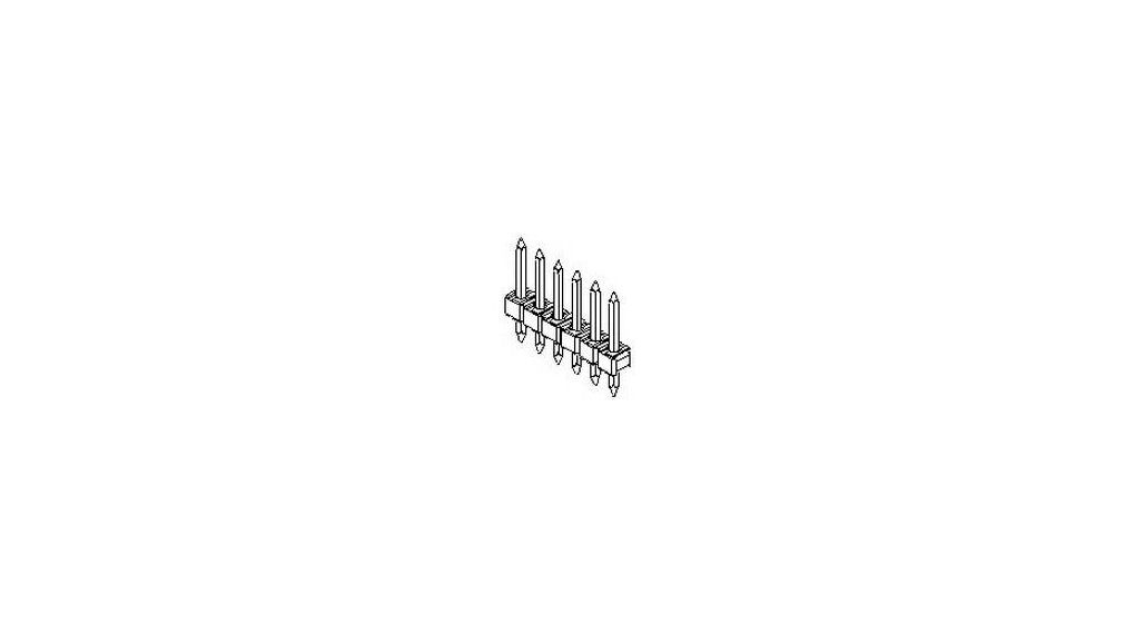 KK 254 Breakaway Header Vertical 11 Circuits Tin Plating Mating Pin 6.09mm