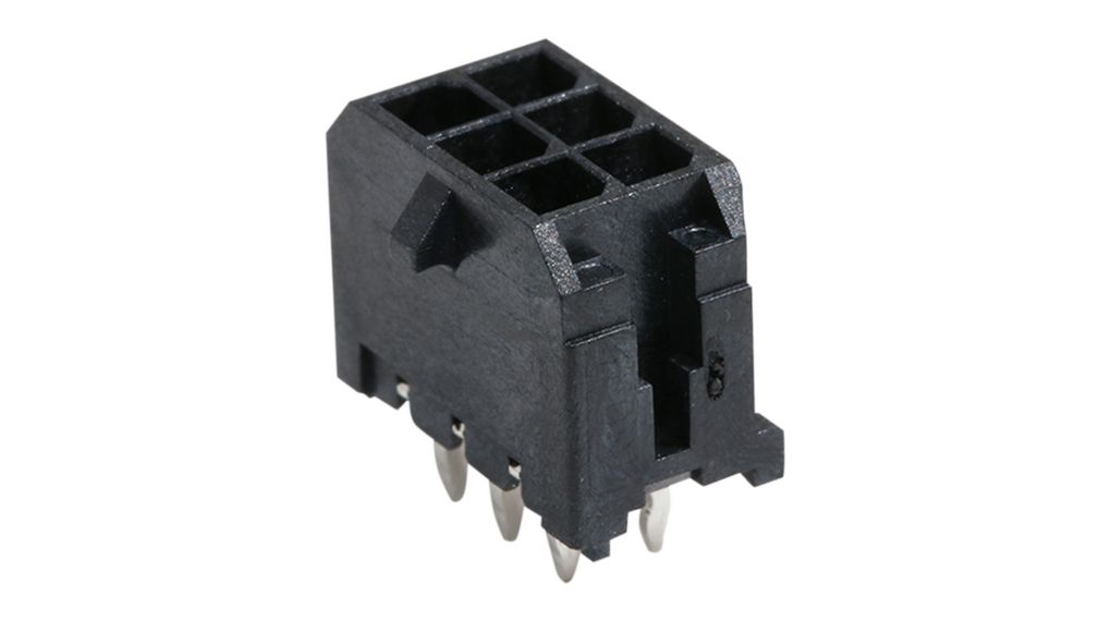 PCB Header, Plug, 8.5A, 600V, Contacts - 6