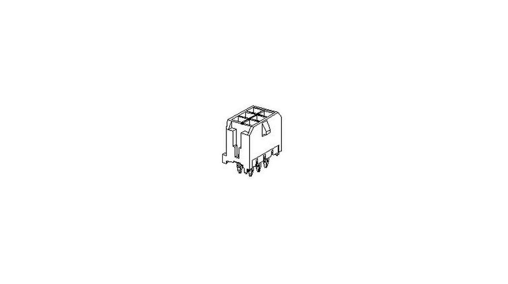 44914-1001 | Molex Micro-Fit BMI Receptacle Housing Dual Row Panel ...