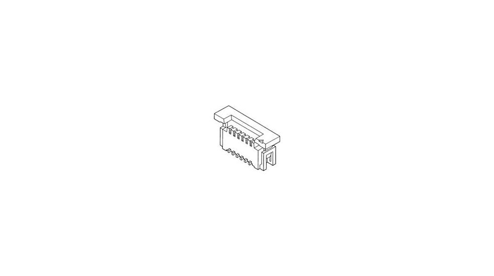 1.0 FFC/FPC EasyOn Slider Vert 26CKT Sn
