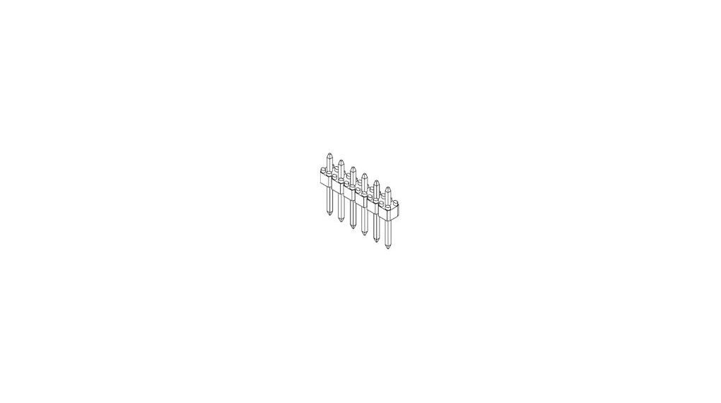 Headers & Wire Housings 2.54MM CGRIDIII, Pack of 5 pieces