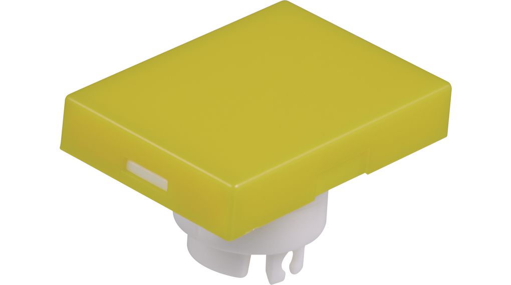 Switch Cap Rectangular Yellow Polycarbonate NKK YB Series Pushbutton Switches
