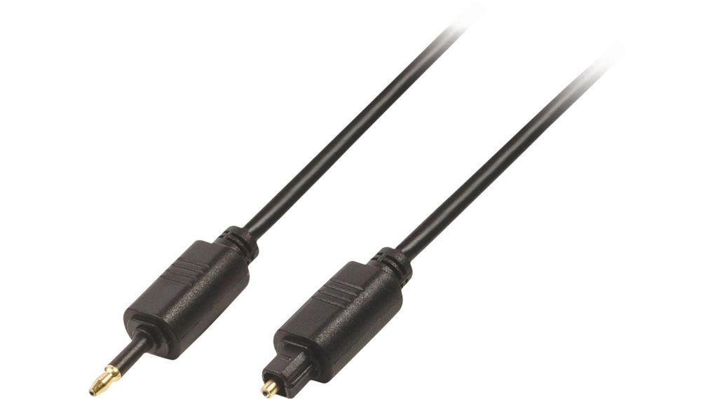 Audio Cable, Digital, TosLink Plug - 3.5 mm Optical Jack Plug, 3m