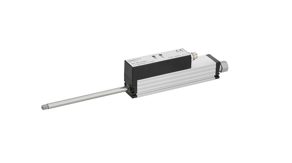 Linear Inductive Position Sensor with Spring 100 mV ... 10 V 50mm 0.15% 120Ohm Clamp Mount Connector, M8, 3-Pin LS1