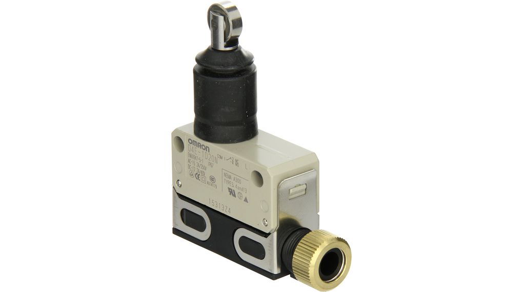 Limit Switch, Sealed Roller Plunger, 1NC + 1NO,