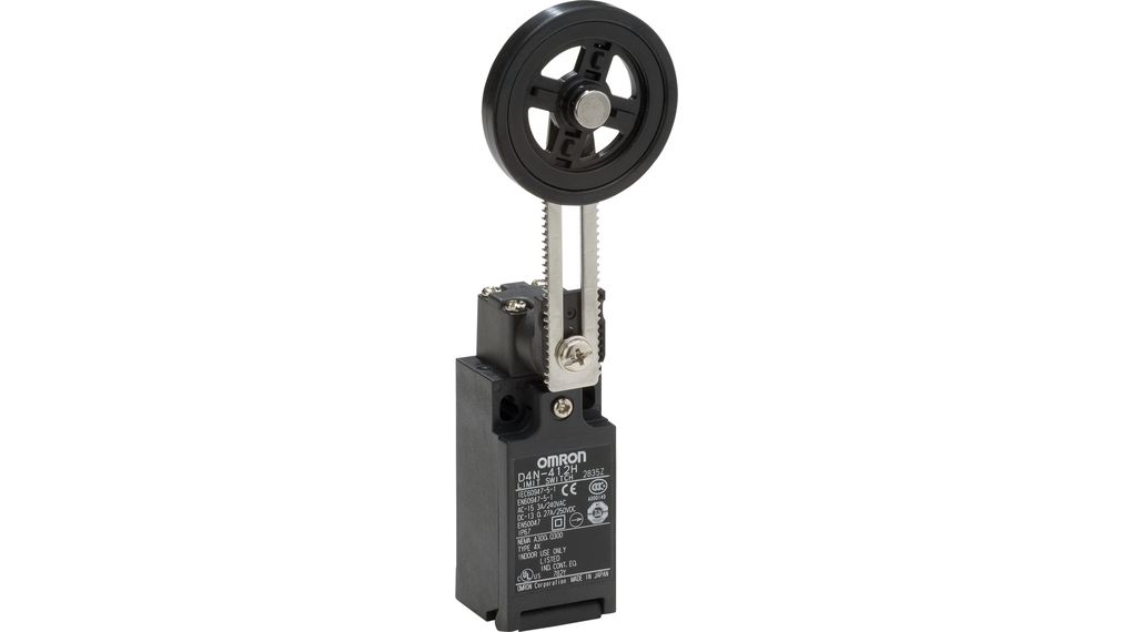 Limit Switch, Adjustable Roller Lever, 1NO / 1NC, Snap Action