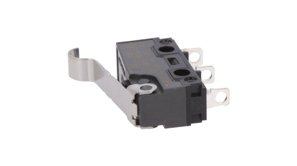 Micro Switch AVL3, 3A, 400mA, 1CO, 0.54N, Simulated Roller Lever
