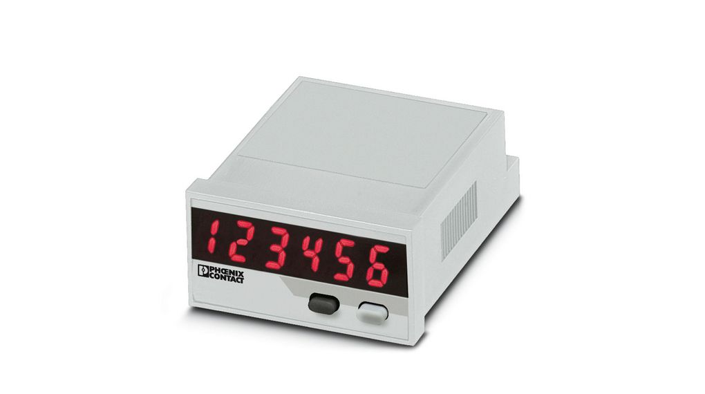 MCR 7 Segment LED Digital Panel Multifunction Meter for Pulses and Time, Frequency, 24 mm x 48 mm