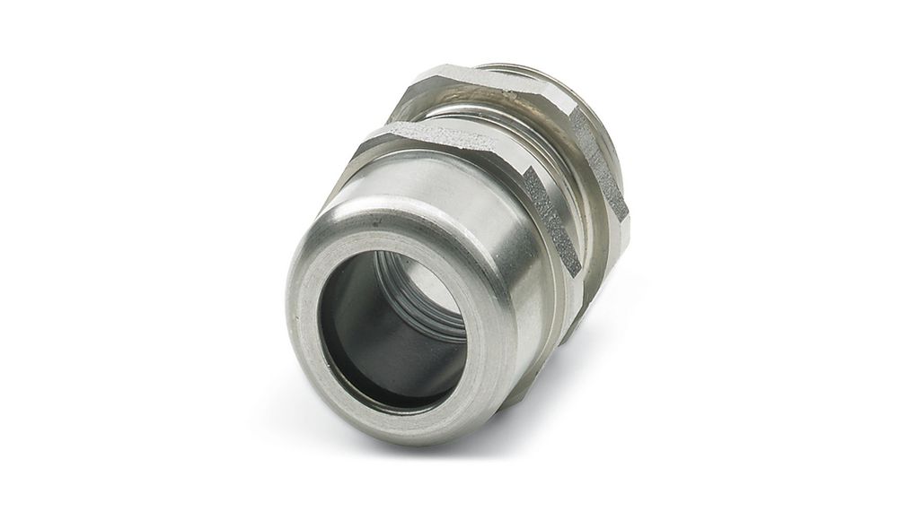 Phoenix Contact G-INS Series Steel Stainless Steel Cable Gland, M25 Thread, 11mm min., 17mm max., IP66, IP68, IP69, M25 x 1.5