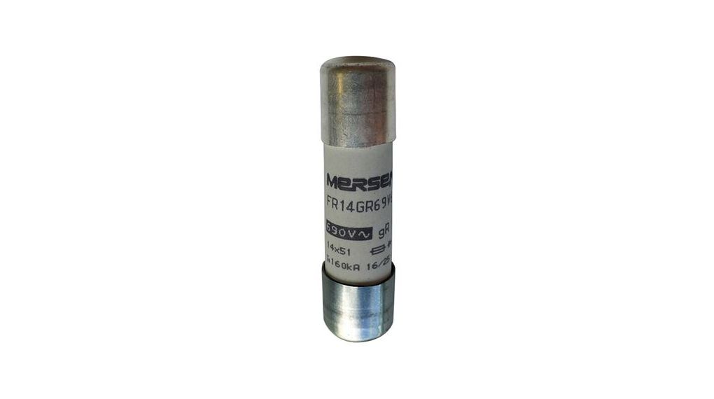 Mersen 50A FF Cartridge Fuse, 14 x 51mm, 50A, Super Fast Blow