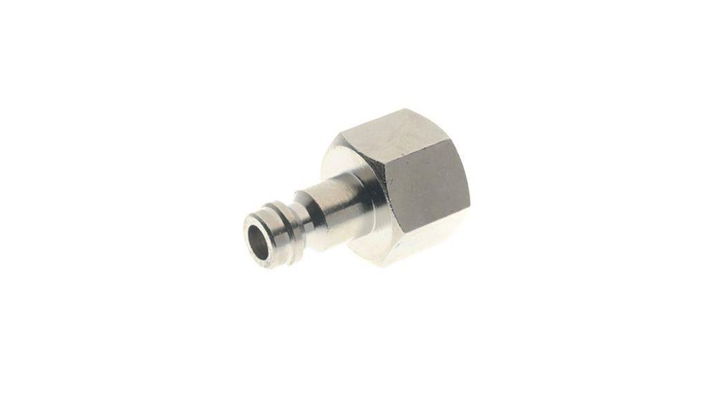 Brass Male Coupler Nipple, G 1/4 Female 1/4in Threaded